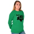 thumbnail image 4 of Texas Attitude Cool TX Cow Steer Bull Long Sleeve TShirt Men Women Brisco Brands X, 4 of 6