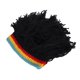 thumbnail image 3 of Divertidos sombreros de peluca de alta elasticidad que mantienen el calor gorro de punto con rastas para Navidad Halloween, 3 of 8