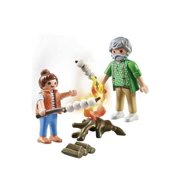 Playmobil un feu de camps et des marshmallows Playmobil figures