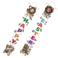 thumbnail image 2 of 1 par Feliz fiesta de Pascua Banners de puerta decorativos Pareados de puerta Cortinas de puerta, 2 of 5