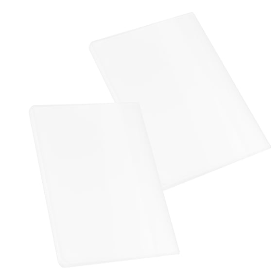 HOOWIFFY 2-Pack Credit Card Holder Plastic Wallet Inserts with Privacy for Men and Women