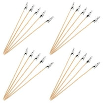 20 Pcs Wooden Stick Alligator Clips Small Clips Aqligator Stick Paint Alligator Clamps