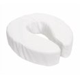 thumbnail image 1 of Essential Medical Supply Foam Padded Toilet Seat Cushion Riser - 4" Height, Hook and Loop Attachment for Easy Installation, Washable Vinyl Cover - Added Cushion for The Toilet with Pressure Relief, 1 of 4