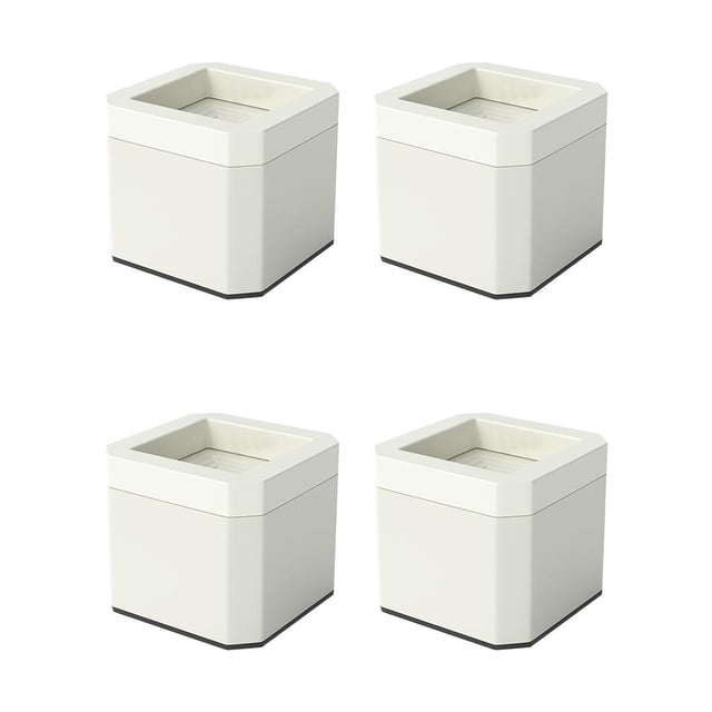 es de muebles Silenciosos Absorbe Fuerte Carga es de patas Accesorios de ropa Almohadillas protectoras de piso para sofá Silla Cuadrado beige Gloria Elevadores de sofá