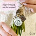 thumbnail image 6 of Bridal Bouquet Photo Charm Sister Beside Me White Wedding Memorial Picture Jewelry, 6 of 9