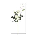 thumbnail image 3 of Vickerman 31'' Artificial White Rose Spray (3 per pack), 3 of 3
