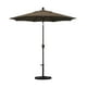 California Umbrella GSPT758117-5425 7,5 Ft. Marché de l'Aluminium Parapluie Pousser l'Inclinaison - Bronze-Sunbrella-Cocoa – image 2 sur 2