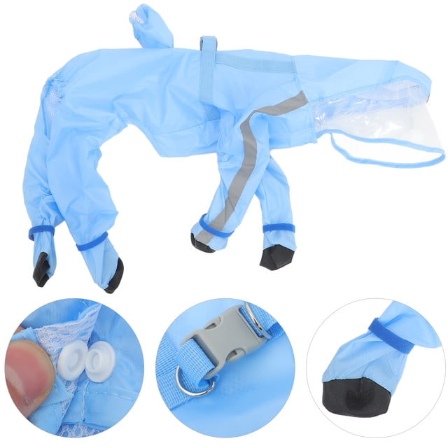 GOOHOCHY Chubasquero Para Perros Con Cómodo Y Transpirable Ideal Para Actividades En Exteriores