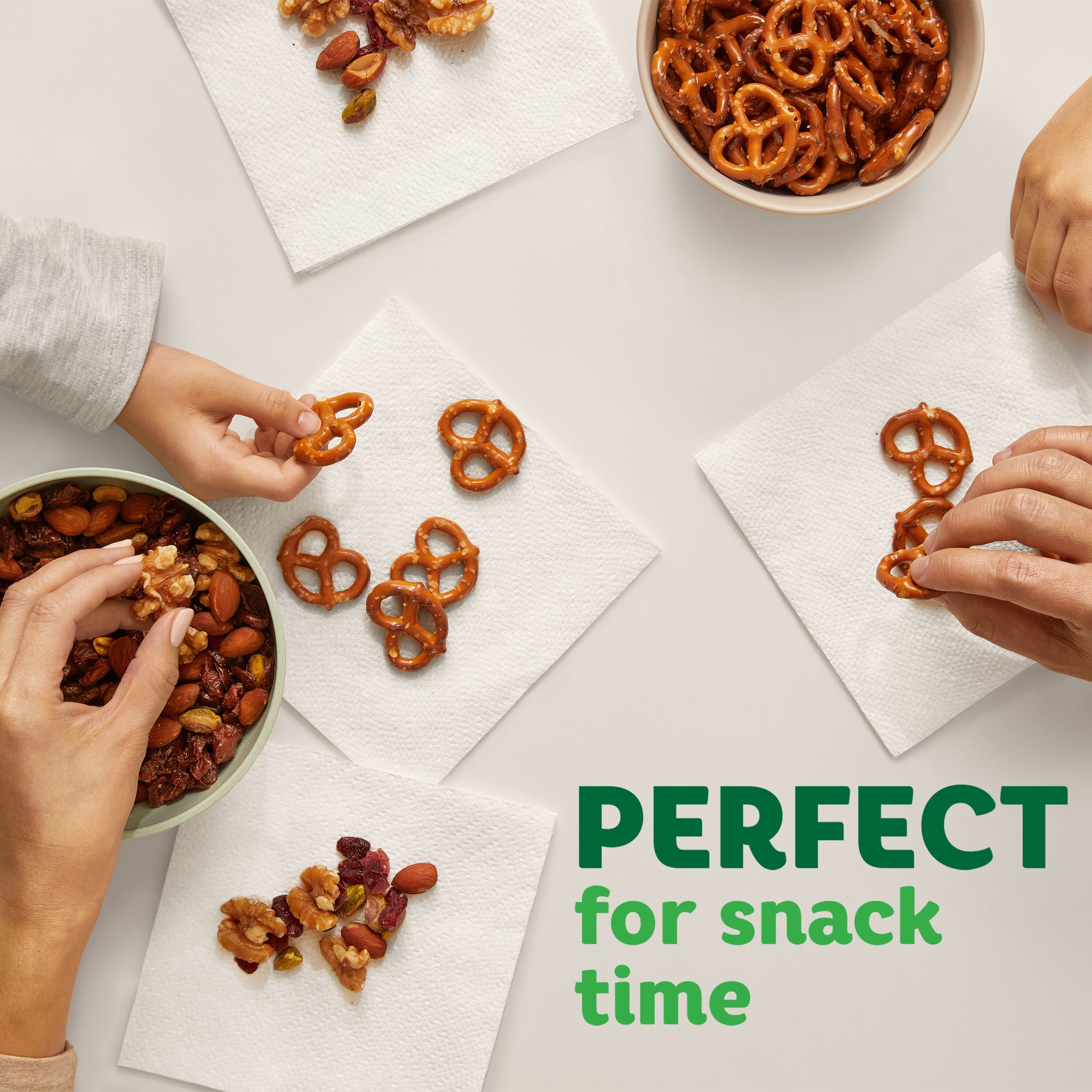 Bounty Paper Napkins, White, 400 Napkins