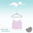 thumbnail image 3 of Velvet Hangers BAGAIL Kids, 28 cm, ropa infantil, paquete de 50 unidades, color gris, 3 of 6