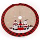 thumbnail image 4 of RV Santa Claus Muñeco de nieve Rojo Negro A cuadros Árbol de Navidad Falda Nueva Navidad Decorativo Árbol de Navidad Delantal brillar  Electrónica, 4 of 4