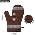 thumbnail image 6 of Cute Oven Mitts,Brown Silver Football Pattern Oven Mitt 2-Pack Set,Kitchen Gloves for Oven,Heat Resistant Oven Mitts 7.7"x12", 6 of 7