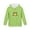 Cartoon Frog Green, variant on Cosy Hooded Sweater for Fall Winter Cartoon Frog Green Print Boys Girls Pullover Hoodies Long Sleeve Top with Kangaroo Pocket for Kids Walk Workout Travel, M