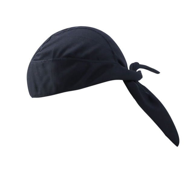 Eigraketly Sombreros Gorros de quimio Pañuelo para la cabeza Bandana Quick Sun Pasamontañas atado por detrás Hip Pop Head Wrap Casco Capucha interior Ciclismo negro Eigraketly OD020489-05B