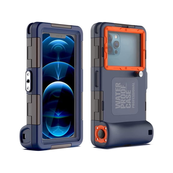 Diving Phone Case, Underwater Photography Video Housings with Lanyard [50ft/15m], Snorkeling Waterproof Phone Cover for iPhone Galaxy LG Motorola Google