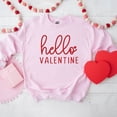 thumbnail image 2 of Hello Valentine Cursive | Sweatshirt, 2 of 5