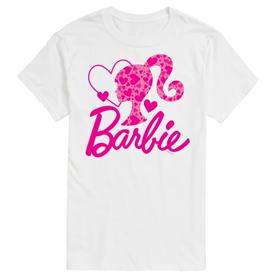 Barbie - Logo Hearts  - Men's Short Sleeve Graphic T-Shirt
