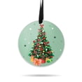 thumbnail image 1 of WIRESTER Large 3 inch Acrylic Ready to Hang Ornament, Hanging Ornaments for Christmas Tree Holidays Party Home Office Xmas Tree Decoration Gift - Presents Under The Green Christmas Tree, 1 of 7