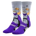 thumbnail image 2 of ODD SOX, Nickelodeon TMNT Cartoon Socks, Shredder, Fun Novelty Men's Crew, Large, 2 of 6