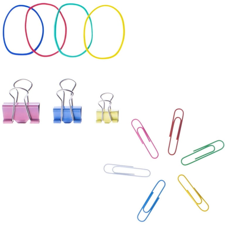 Premium Quality 240 Pcs Binder Clips Paper Clips Rubber Bands Assorted Size  Jumbo Small Paper Clips Large Binder - Buy Premium Quality 240 Pcs Binder  Clips Paper Clips Rubber Bands Assorted Size