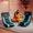 Teal, variant on GTPLAYER Floor Rocker Gaming Chair,Black
