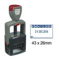thumbnail image 1 of Printtoo Heavy Duty Dater Stamp With Emailed By Text & Sign Space Self Inking Date Rubber Stamp-Blue, 1 of 1