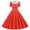 Red, variant on Women's 50s Retro Polka Dot Swing Party Dress A-Line Short Sleeve Turn down Collared Maxi Dresses Rockabilly Wedding Casual Dress Yellow M