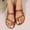 Brown, variant on Cethrio Sandals for Women Flats Shoes- Wide Width 2025 Flat Slides Sandal Flip Flops Clip-Toe White Dressy Sandals/ Slides Size 9