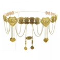 thumbnail image 1 of 2xFashion Mujeres Cintura Cadena Danza Del Vientre Cinturón Traje Borlas Niñas Aleación Dorado, 1 of 7