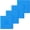 Blue, variant on Heavy Duty RV Leveling Blocks, Camper Leveling Blocks, Levelers for RVs, Trailer Leveling Blocks, RV Leveling System – Reduce Trailer Movement, Great for Single and Dual Wheels