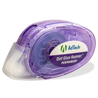 AdTech Micro Dot Glue Runner Adhesive - 8.75 Yards x 0.33 - Clear, 4 Pack  