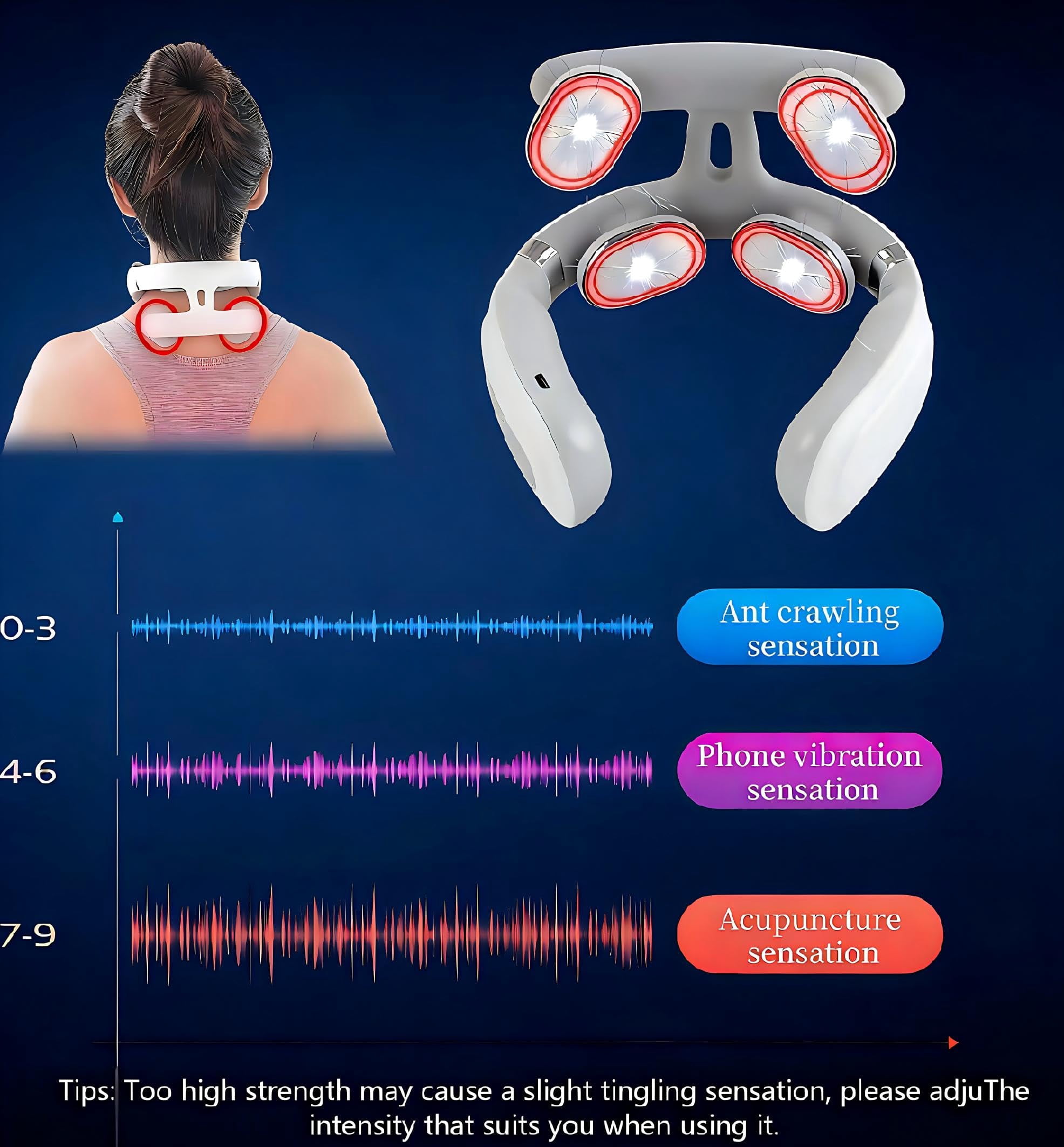 2026 Verticlear Pro Neck Device 2.0 Neck Massager Upgraded with Heat, Electric Pulse Neck Massager for Pain Relief, Wireless Neckology Intelligent Massager