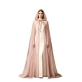 thumbnail image 4 of Gunia Medieval Hooded Cloak For Adult Elegant Long Cape Cosplay Halloween Costume Role Play Dress Up Outfits Stage Performance Holiday Party Wear,Gold, 4 of 4