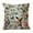 Multicolor, variant on 18x18" Vintage Embroidered Floral & Bird Throw Pillow, Rustic Style Botanical & Avian Design, Soft Decorative Cushion for Living Room, Bedroom, Sofa