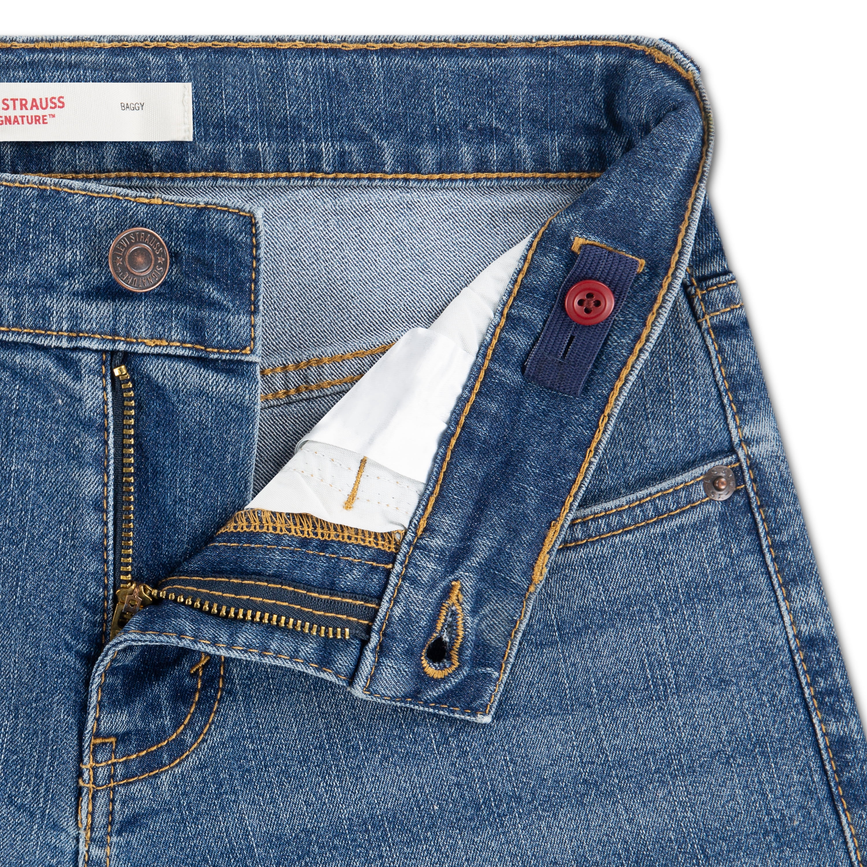 Levi Strauss Signature Boys Baggy Fit Jean, Size 4-18
