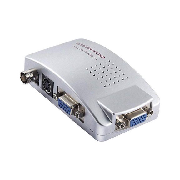 VGA to BNC Converter, HD VGA to BNC 1920 X for Video Conferencing Home Theater TV Computer Image Conversion 1080 USB Video Converter for HDTV Monitors TVs Computers