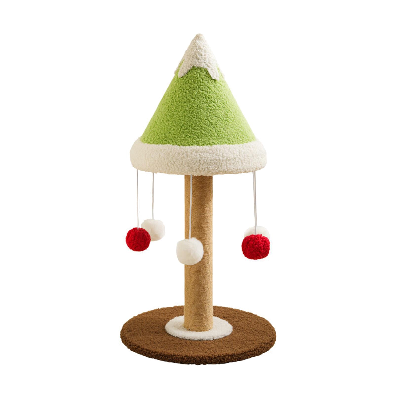 Cat Scratching Post Tree with Sisal Rope Creative Cedar Design for Indoor Cats Home Furniture Protection Playing