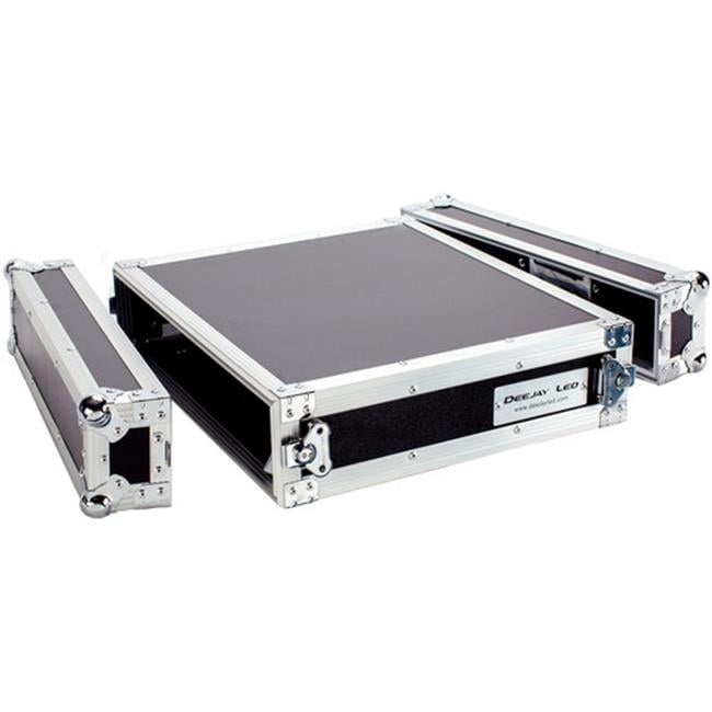 YCS TBH2UAD Fly Drive Case 2u Space Professional DJ Amplifier Case