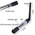 thumbnail image 3 of Transmisor inalámbrico DMX 512 y 7 receptores CHINLY 2.4G, 3 of 6