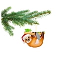thumbnail image 2 of Sloth Christmas Ornament, Great Sloths Gifts, Can Be Personalized at home, In Gift Box, 2 of 6