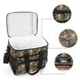 thumbnail image 6 of FORMRS Insulated Cooler Bag 24 Cans Capacity Soft Leakproof Lunch Box with Side Pockets, Golden Elegance, 6 of 7