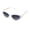 White Smoke, variant on Womens Chic Classic 20s Mod Cat Eye Sunglasses All Black