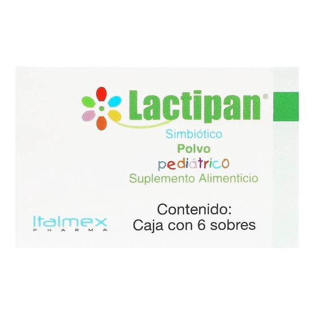 Suplemento alimenticio Lactipan simbiótico polvo pediátrico 6 sobres