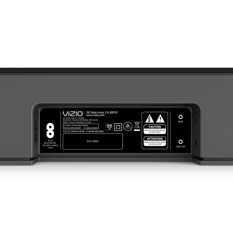 VIZIO M-Series 5.1.2 Premium Sound Bar with Dolby Atmos, DTS:X, Wireless  Subwoofer M512a-H6 