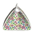 thumbnail image 3 of Lsque Vector Mexican Otomi Style Bright Printed Long Tissue Box Cover Holder, Facial Paper Organizer Dispenser,Triangle with Bottom Belt, PVC Leather Decorative Organizer, 3 of 9