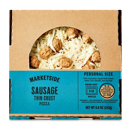 Marketside Personal Size Thin Crust Sausage Pizza 6.8 oz (Fresh)