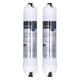 thumbnail image 1 of 2Pcs Water Filter Element Purifier Replacement Remove Residual Chlorine High Iodine Value 10in, 1 of 5