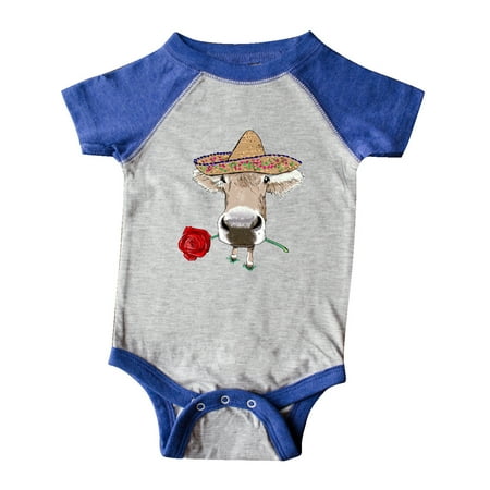 

Inktastic Funny Cow Cinco De Mayo Gift Baby Boy or Baby Girl Bodysuit