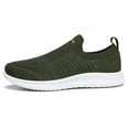 thumbnail image 6 of CAICJ98 Mens Shoes Slip On Lightweight Breathable Casual Shoes Knit Walking Shoes Anti-Slip Tennis Shoes for Men Green,11, 6 of 6