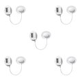 thumbnail image 2 of braveheart Secure Cabinet Window Lock 4-Digit Childproof Self Adhesive Door Lock Enhanced Safety for Home White 5Set, 2 of 6